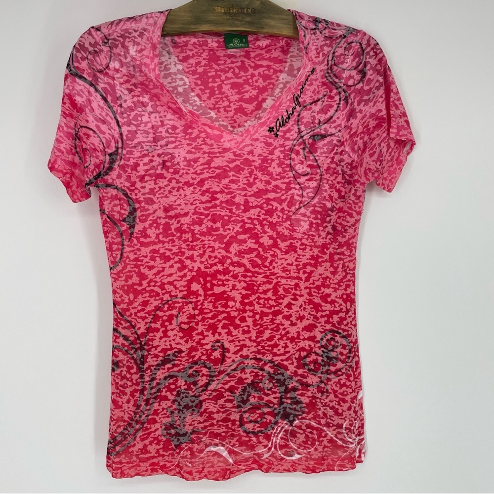 Aloha Grown pink Hawaiian t shirt